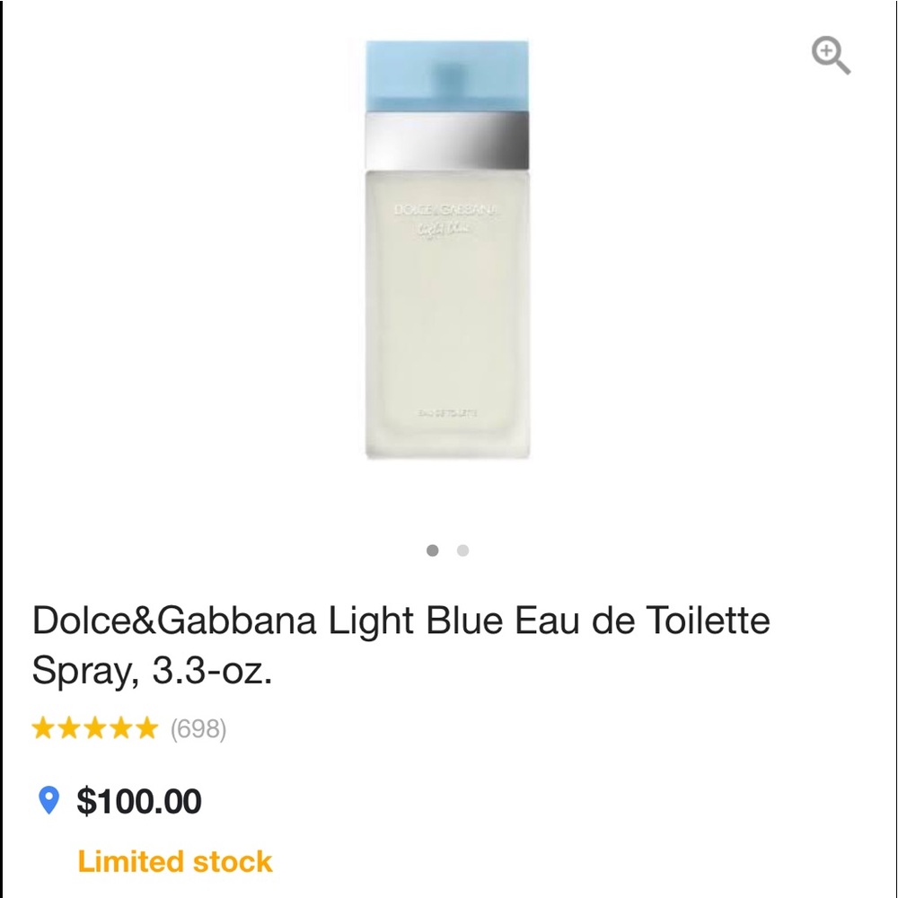 NWOT DOLCE&GABBANA light blue